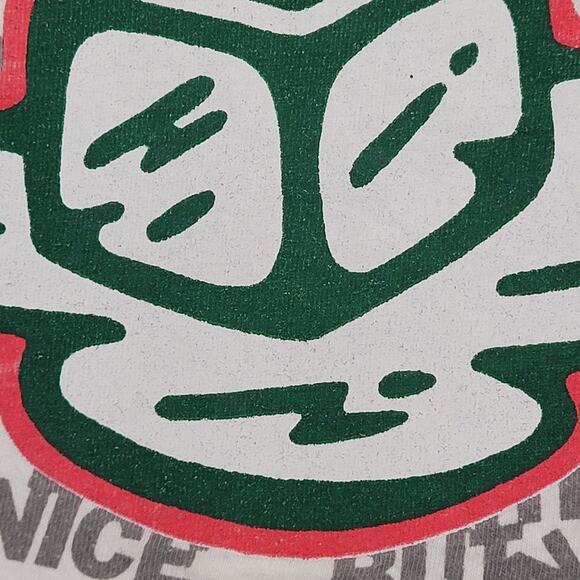 Vintage Funny Naughty But Nice AOP Shirt Large 21x26 White Gray - Picture 10 of 13